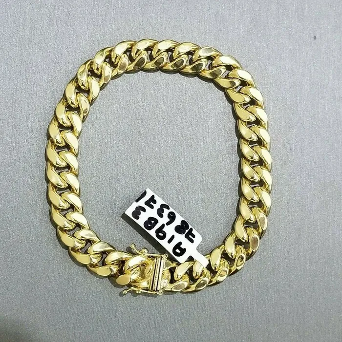 globalwatches10 10k Yellow Gold Miami Cuban Men Bracelet 9 Inch 9MM Box Clasp REAL Bracelets globalwatches10 10k Yellow Gold Miami Cuban Men Bracelet 9 Inch 9MM Box Clasp REAL Bracelets