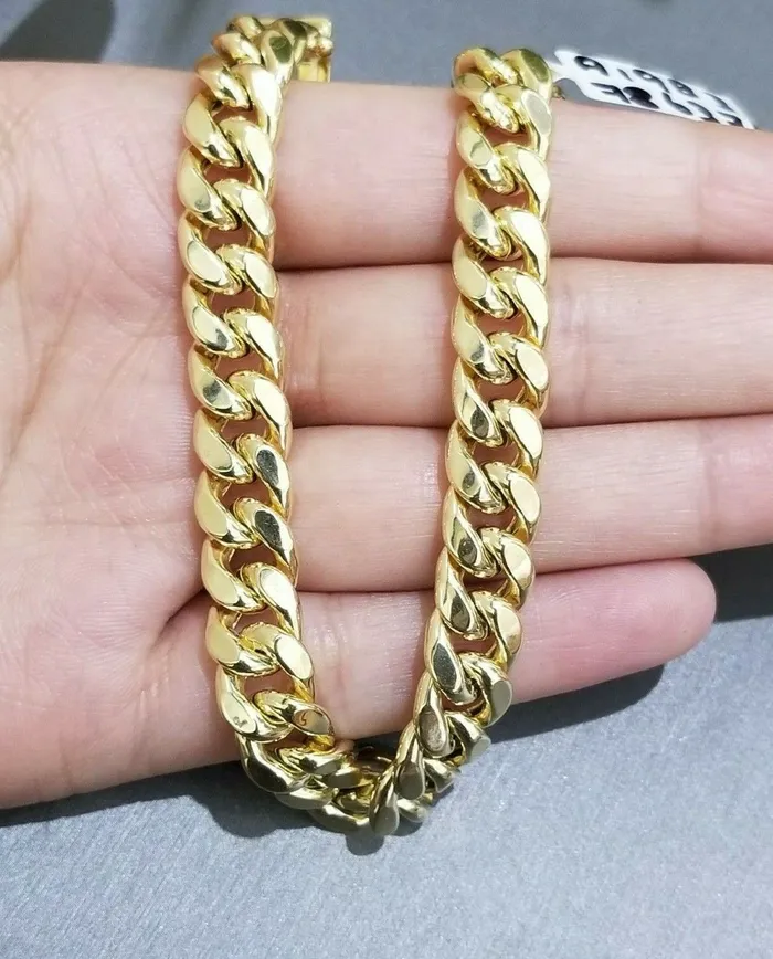 globalwatches10 10k Yellow Gold Miami Cuban Men Bracelet 9 Inch 9MM Box Clasp REAL Bracelets globalwatches10 10k Yellow Gold Miami Cuban Men Bracelet 9 Inch 9MM Box Clasp REAL Bracelets