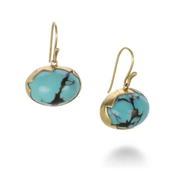 Hubei Turquoise Earrings Annette Ferdinandsen Earrings