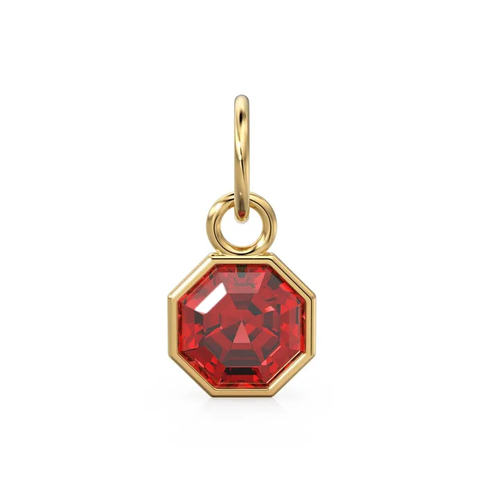 Jalvi Co Charm Necklaces 7mm 14k Yellow Solid Gold Yellow Red Ruby Charm Pendant Bezel Jewelry Finding Jalvi Co Charm Necklaces 7mm 14k Yellow Solid Gold Yellow Red Ruby Charm Pendant Bezel Jewelry Finding
