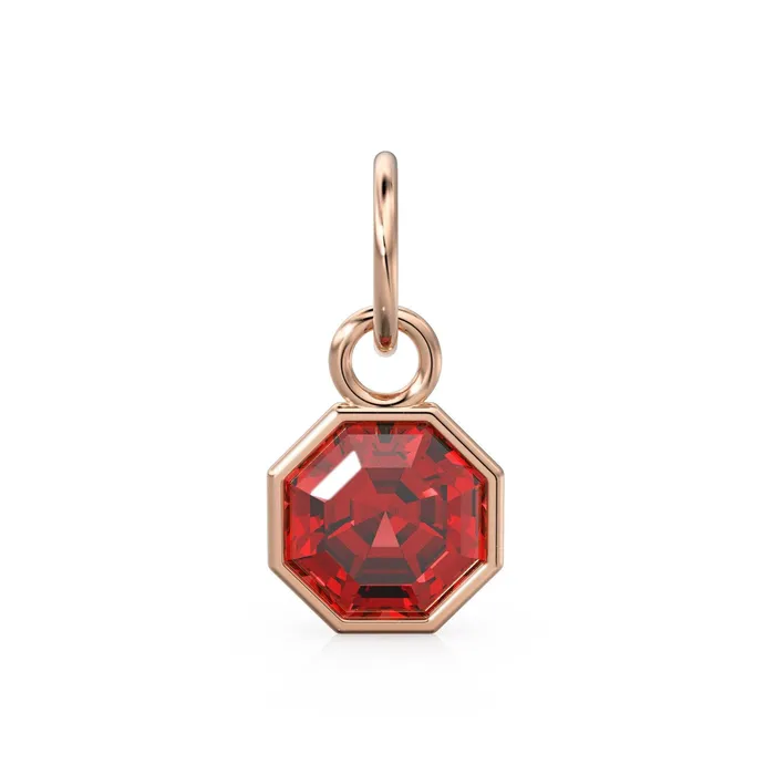 Jalvi Co Charm Necklaces 7mm 14k Yellow Solid Gold Yellow Red Ruby Charm Pendant Bezel Jewelry Finding Jalvi Co Charm Necklaces 7mm 14k Yellow Solid Gold Yellow Red Ruby Charm Pendant Bezel Jewelry Finding