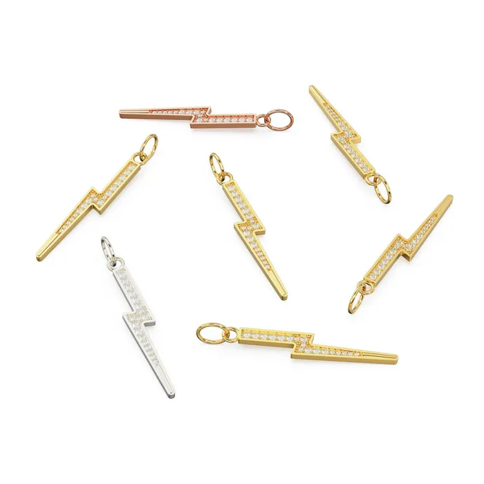 Jalvi Co Charm Necklaces Lightning Diamond Set Solid Gold Charm Electricity Diamond Gold Charm Prong Set Charm Diamond Jewelry Diamond Gold Necklace Jalvi Co Charm Necklaces Lightning Diamond Set Solid Gold Charm Electricity Diamond Gold Charm Prong Set Charm Diamond Jewelry Diamond Gold Necklace