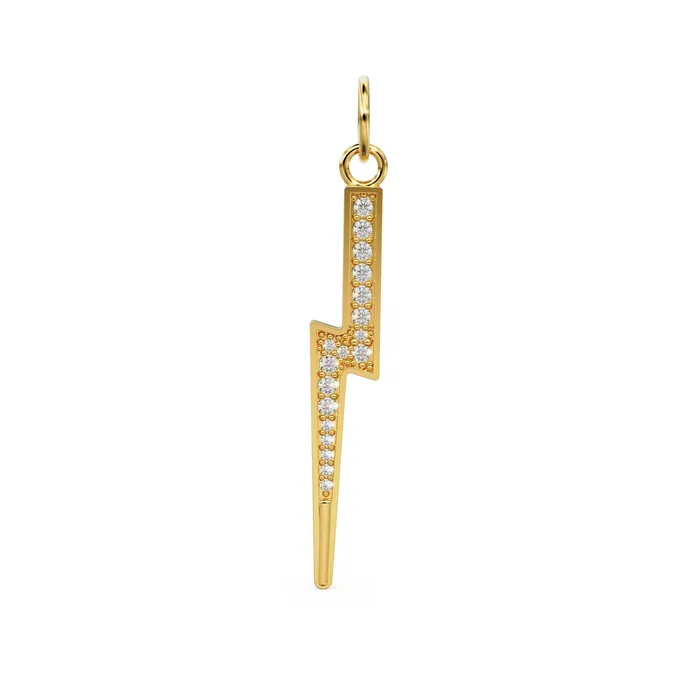 Jalvi Co Charm Necklaces Lightning Diamond Set Solid Gold Charm Electricity Diamond Gold Charm Prong Set Charm Diamond Jewelry Diamond Gold Necklace Jalvi Co Charm Necklaces Lightning Diamond Set Solid Gold Charm Electricity Diamond Gold Charm Prong Set Charm Diamond Jewelry Diamond Gold Necklace