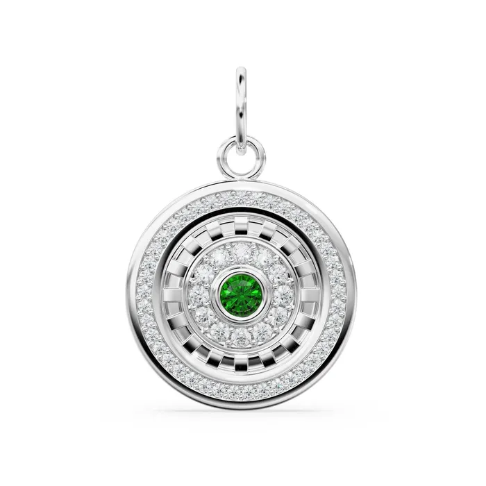 Jalvi Co Green Emerald Disc Diamond Solid Gold Charm Halo Gold Charm Prong Setting Circle Charm Real Diamond Jewelry Diamond Gold Necklace Charm Necklaces Jalvi Co Green Emerald Disc Diamond Solid Gold Charm Halo Gold Charm Prong Setting Circle Charm Real Diamond Jewelry Diamond Gold Necklace Charm Necklaces