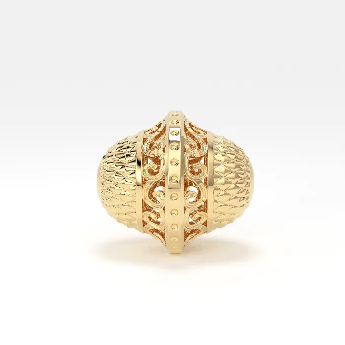 Jalvi Co PreStyled Sets 18k Solid Gold Designer Fancy Spacer Bead Finding 10mm 11mm 12mm Jalvi Co PreStyled Sets 18k Solid Gold Designer Fancy Spacer Bead Finding 10mm 11mm 12mm