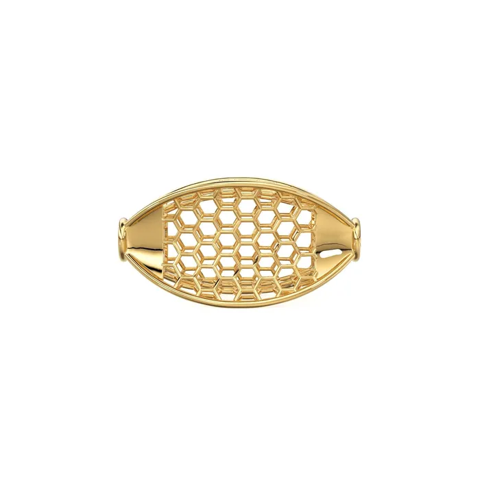 Jalvi Co PreStyled Sets 2pc Honeycomb X Solid Gold 14k 18k Handmade Gold Spacer Bead Jewelry Making Supply available in 1570mm Jalvi Co PreStyled Sets 2pc Honeycomb X Solid Gold 14k 18k Handmade Gold Spacer Bead Jewelry Making Supply available in 1570mm