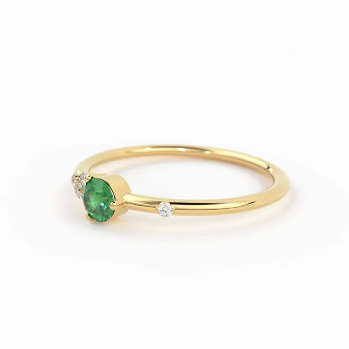 Jalvi Co Rings Emerald Engagement Ring in 14k Gold Diamond Cluster Engagement Ring Unique Dainty Womens Wedding Ring Promise Anniversary Gift for Her Jalvi Co Rings Emerald Engagement Ring in 14k Gold Diamond Cluster Engagement Ring Unique Dainty Womens Wedding Ring Promise Anniversary Gift for Her