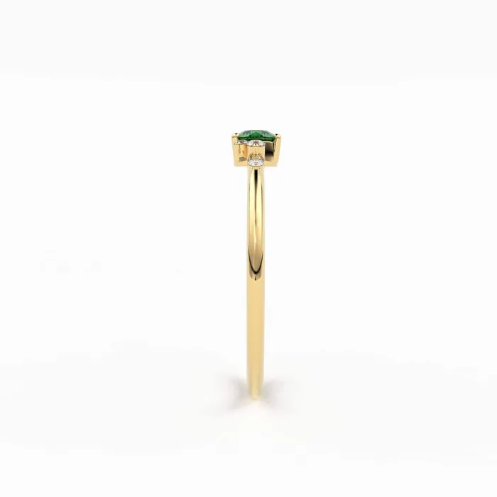 Jalvi Co Rings Emerald Engagement Ring in 14k Gold Diamond Cluster Engagement Ring Unique Dainty Womens Wedding Ring Promise Anniversary Gift for Her Jalvi Co Rings Emerald Engagement Ring in 14k Gold Diamond Cluster Engagement Ring Unique Dainty Womens Wedding Ring Promise Anniversary Gift for Her