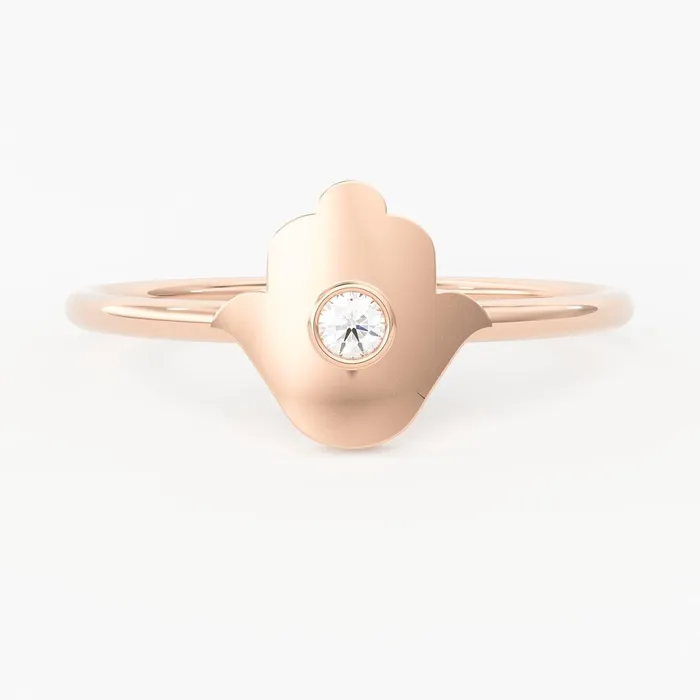 Jalvi Co Rings Hamsa Hand Diamond Band in 14k Gold Brilliant Diamond Ring Gold Band White Diamond Ring Genuine Diamond Wedding Band Jalvi Co Rings Hamsa Hand Diamond Band in 14k Gold Brilliant Diamond Ring Gold Band White Diamond Ring Genuine Diamond Wedding Band