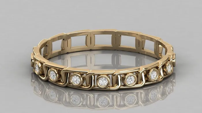 Jalvi Co Rings Round Diamond Band in 14k Gold Fancy Link Diamond Ring Gold Band White Diamond Ring Link Chain Diamond Wedding Band Jalvi Co Rings Round Diamond Band in 14k Gold Fancy Link Diamond Ring Gold Band White Diamond Ring Link Chain Diamond Wedding Band
