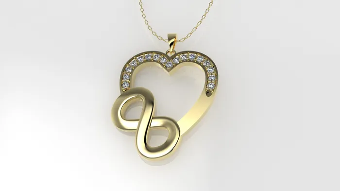 JCM DESIGN JEWELRY Necklaces 14K Pendant with 17 Diamond STT Prong heart style Cut Chanel JCM DESIGN JEWELRY Necklaces 14K Pendant with 17 Diamond STT Prong heart style Cut Chanel