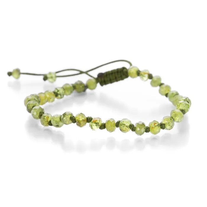 Joseph Brooks Bracelets 6mm Faceted Peridot Bracelet