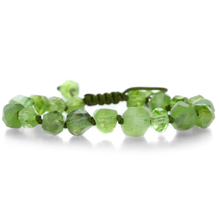 Joseph Brooks Bracelets Faceted Peridot Nugget Bracelet