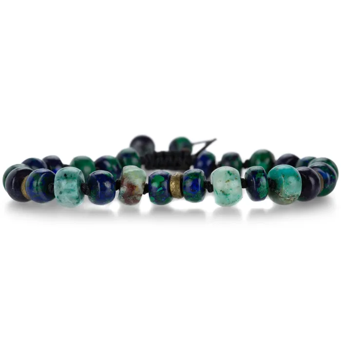 Joseph Brooks Bracelets Malachite Chrysocolla and Azurite Bracelet