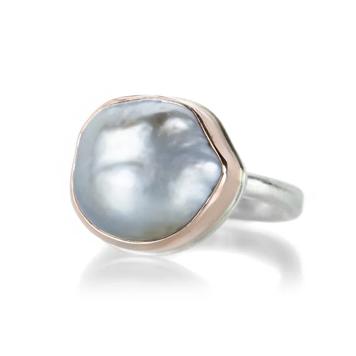 Keshi Tahitian Pearl Ring Jamie Joseph Rings