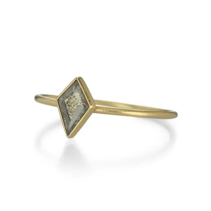 Kite Shaped Diamond Ring Gabriella Kiss Rings