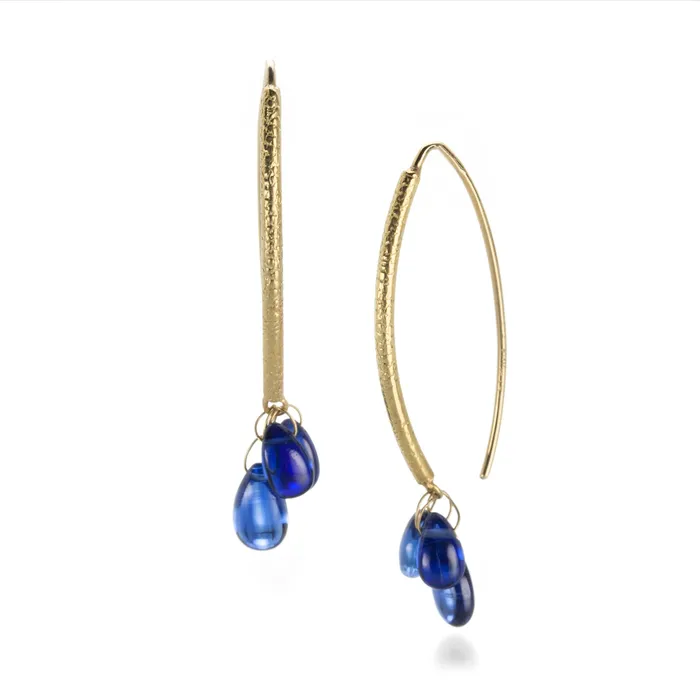 Kyanite Navette Earrings Barbara Heinrich Earrings