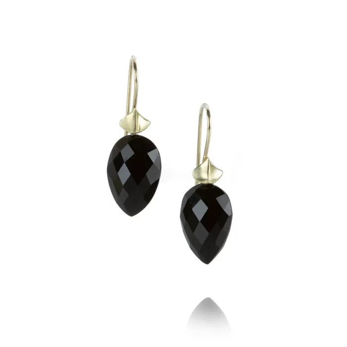 Large Onyx Bug Earrings Annette Ferdinandsen Earrings
