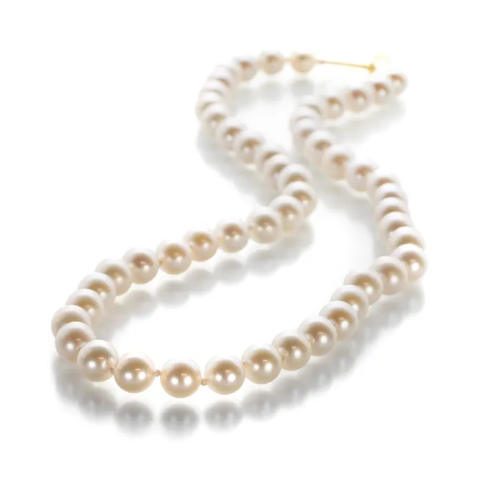Maria Beaulieu Necklaces 7mm White Freshwater Pearl Necklace