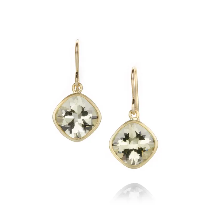 Maria Beaulieu Pale Citrine Drop Earrings Earrings