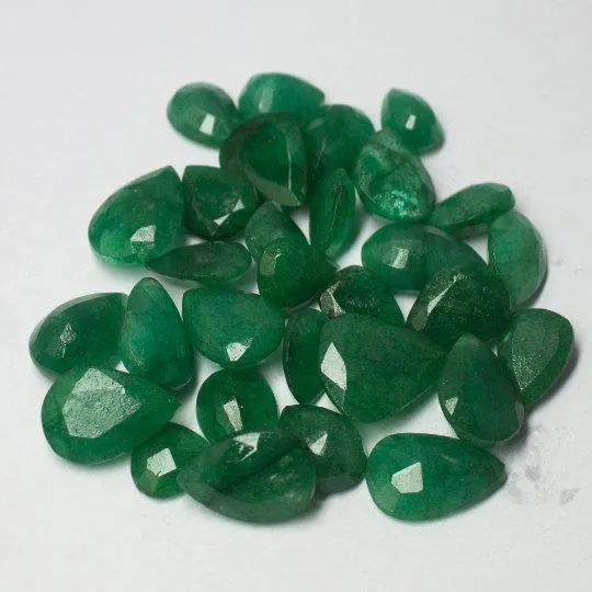 Natural Dyed Green Emerald Faceted Pear Drop Beads 115mm 21mm 6pc Beads Supplies USA Earrings Natural Dyed Green Emerald Faceted Pear Drop Beads 115mm 21mm 6pc Beads Supplies USA Earrings