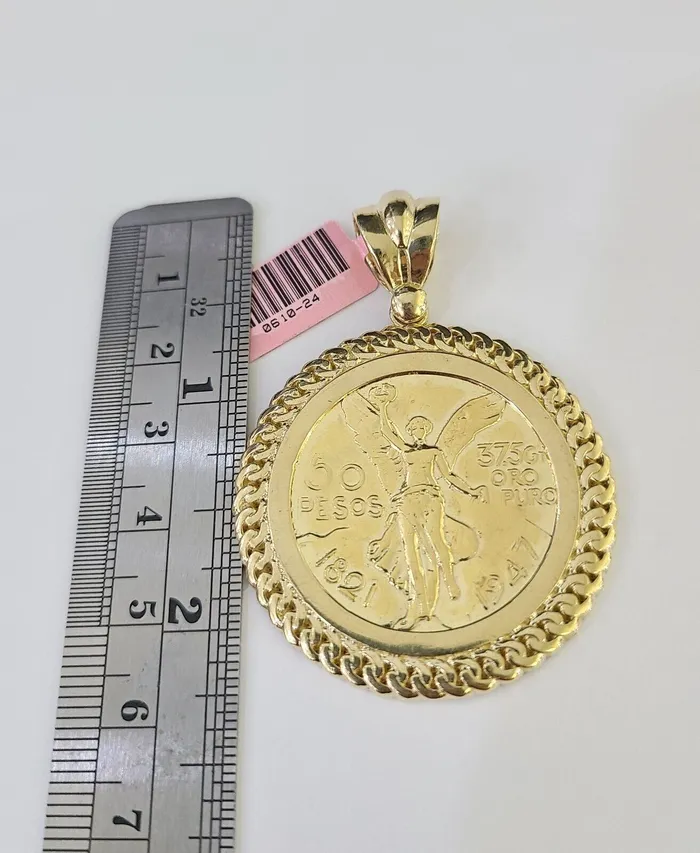 Necklaces 14k Solid Rope Chain Centanario Charm Set 4mm 1826 Inch Necklace Yellow Gold Gold and Diamond