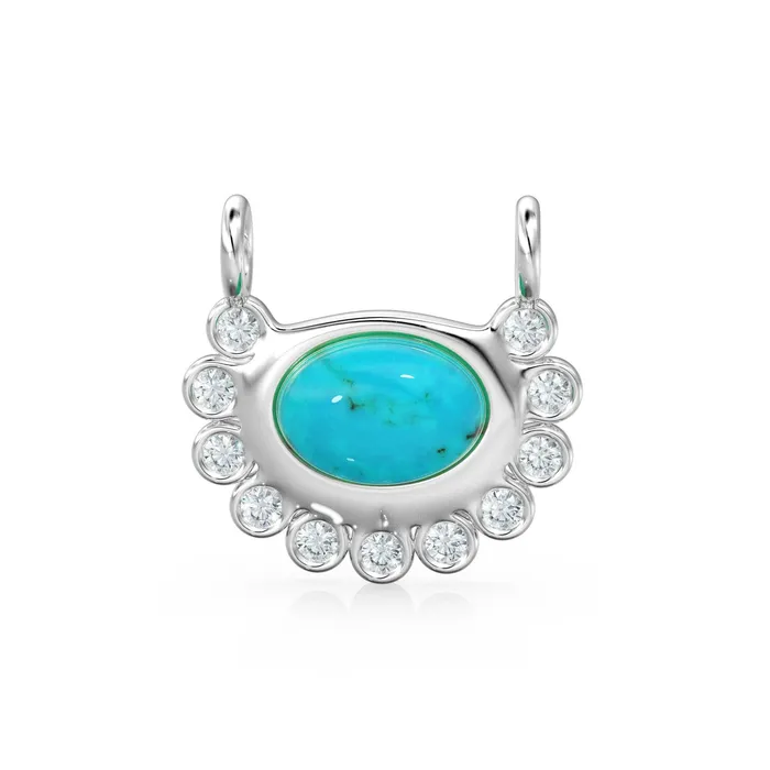 Necklaces Arizona Blue Turquoise Real Diamond Charm 18k Solid Gold Sleeping Beauty Turquoise Pendant Turquoise Necklace December Birthstone Jalvi Co Necklaces Arizona Blue Turquoise Real Diamond Charm 18k Solid Gold Sleeping Beauty Turquoise Pendant Turquoise Necklace December Birthstone Jalvi Co