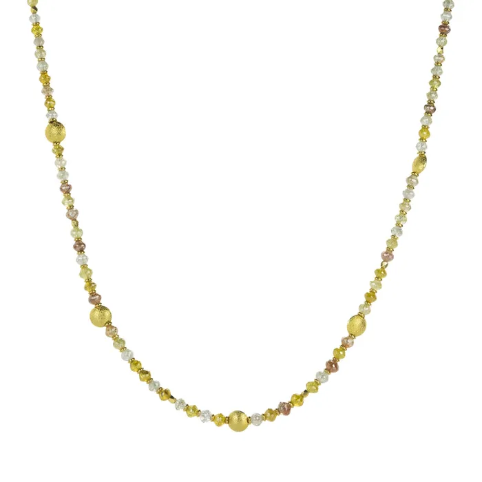 Necklaces Barbara Heinrich Natural Diamond Beaded Necklace