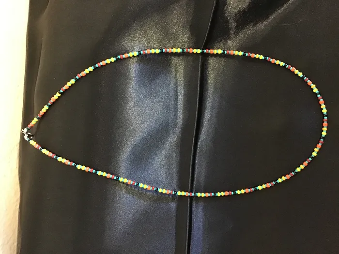 Necklaces Donnella Budds Single Strand Multi Color Necklace