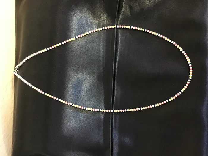 Necklaces Donnella Budds Single Strand Multi Color Necklace Necklaces Donnella Budds Single Strand Multi Color Necklace