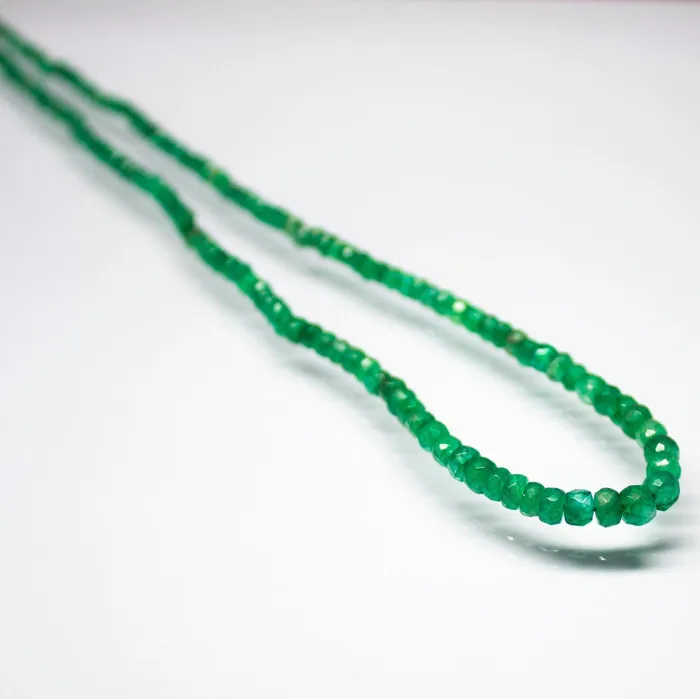 Necklaces Jalvi Co Zambian Green Emerald Faceted Rondelle Gemstone Beaded Necklace 19 3mm 5mm Necklaces Jalvi Co Zambian Green Emerald Faceted Rondelle Gemstone Beaded Necklace 19 3mm 5mm