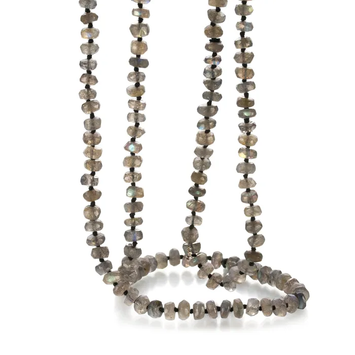 Necklaces Joseph Brooks Beaded Labradorite Necklace 18