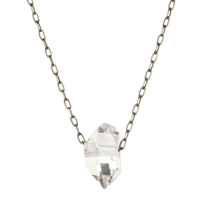 Necklaces Joseph Brooks Herkimer Quartz Crystal Pendant Necklace