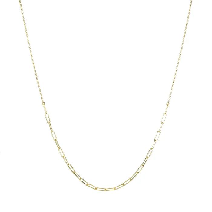 Necklaces Luna Paperclip Chain Necklace Anne Sportun