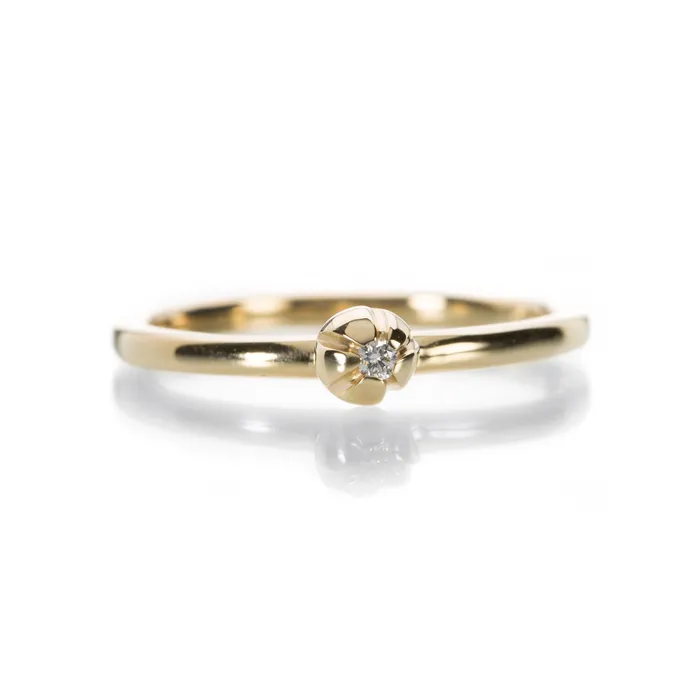 Nicole Landaw Rings Single Larger Blossom Ring