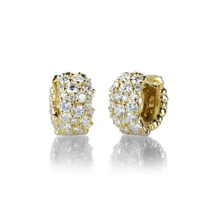 Paul Morelli Earrings 18k Yellow Gold Large Confetti Hoop Earrings