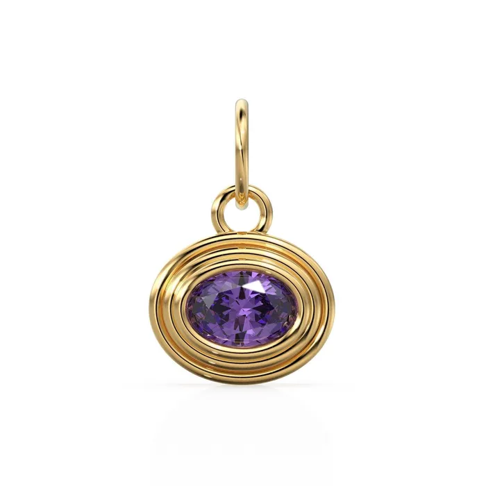 PreStyled Sets Jalvi Co African Amethyst Charms 14k Yellow Solid Gold Bubble Bezel Charm Pendant Purple Oval Gemstone Bezel 18K Gold Jewelry Finding PreStyled Sets Jalvi Co African Amethyst Charms 14k Yellow Solid Gold Bubble Bezel Charm Pendant Purple Oval Gemstone Bezel 18K Gold Jewelry Finding