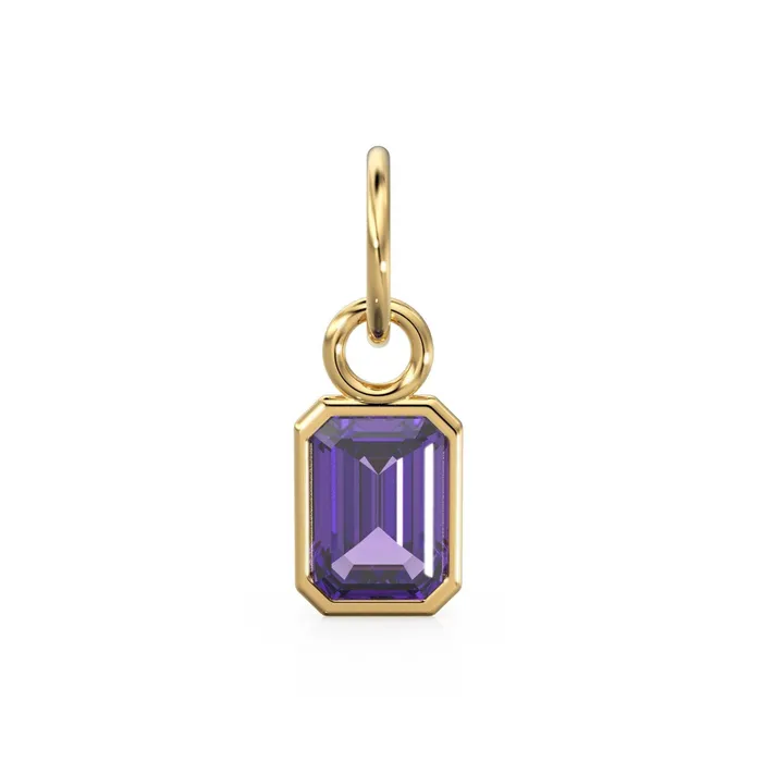 PreStyled Sets Jalvi Co African Amethyst Emerald Cut Solid Gold Charm Purple Gemstone Handmade Gold Pendant 14k Solid Gold February Jewelry Making Finding PreStyled Sets Jalvi Co African Amethyst Emerald Cut Solid Gold Charm Purple Gemstone Handmade Gold Pendant 14k Solid Gold February Jewelry Making Finding