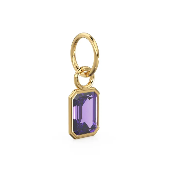 PreStyled Sets Jalvi Co African Amethyst Emerald Cut Solid Gold Charm Purple Gemstone Handmade Gold Pendant 14k Solid Gold February Jewelry Making Finding PreStyled Sets Jalvi Co African Amethyst Emerald Cut Solid Gold Charm Purple Gemstone Handmade Gold Pendant 14k Solid Gold February Jewelry Making Finding
