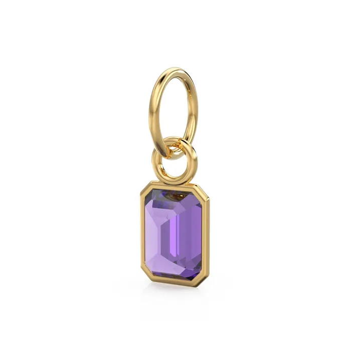 PreStyled Sets Jalvi Co African Amethyst Emerald Cut Solid Gold Charm Purple Gemstone Handmade Gold Pendant 14k Solid Gold February Jewelry Making Finding PreStyled Sets Jalvi Co African Amethyst Emerald Cut Solid Gold Charm Purple Gemstone Handmade Gold Pendant 14k Solid Gold February Jewelry Making Finding