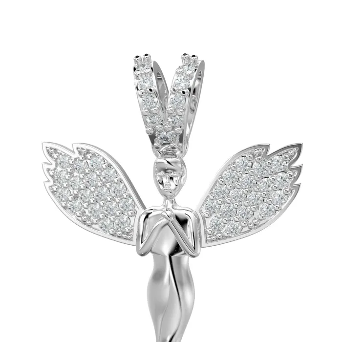 PreStyled Sets Jalvi Co Diamond Angel 14k Gold Wing Pendant PreStyled Sets Jalvi Co Diamond Angel 14k Gold Wing Pendant
