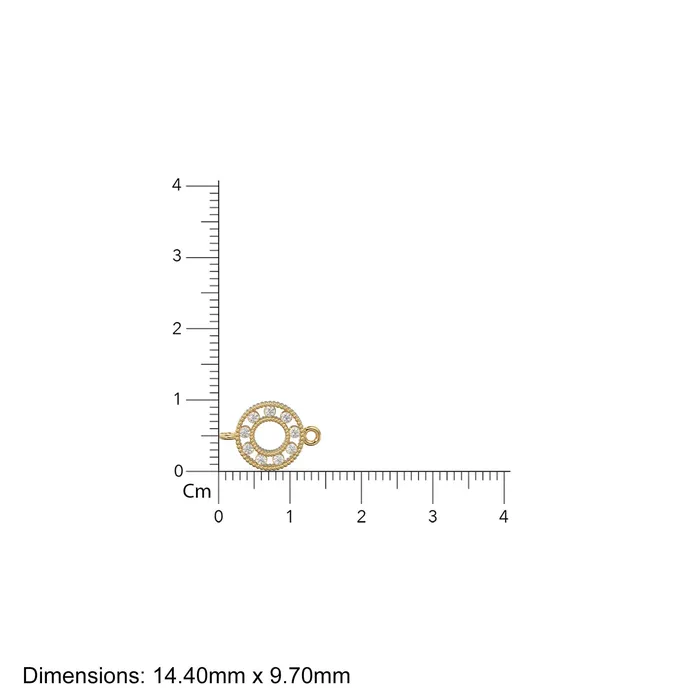 PreStyled Sets Jalvi Co Round Gold Link 18k Solid Yellow Gold Brilliant Diamond Connector Spacer Solid 14k Gold Handmade Link Finding PreStyled Sets Jalvi Co Round Gold Link 18k Solid Yellow Gold Brilliant Diamond Connector Spacer Solid 14k Gold Handmade Link Finding