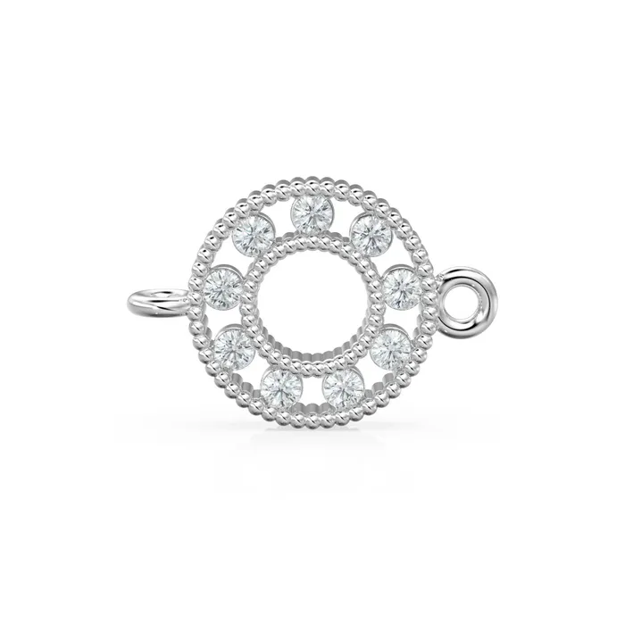 PreStyled Sets Jalvi Co Round Gold Link 18k Solid Yellow Gold Brilliant Diamond Connector Spacer Solid 14k Gold Handmade Link Finding PreStyled Sets Jalvi Co Round Gold Link 18k Solid Yellow Gold Brilliant Diamond Connector Spacer Solid 14k Gold Handmade Link Finding