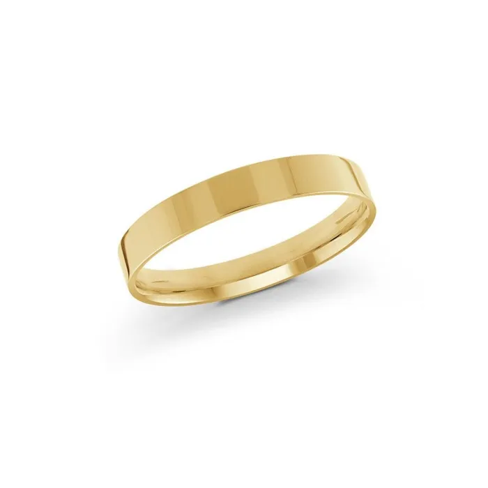 Rings 10kt Yellow Gold 2mm Pipe Band Independent Jewellers