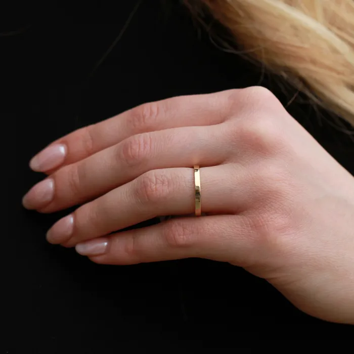 Rings 10kt Yellow Gold 2mm Pipe Band Independent Jewellers Rings 10kt Yellow Gold 2mm Pipe Band Independent Jewellers