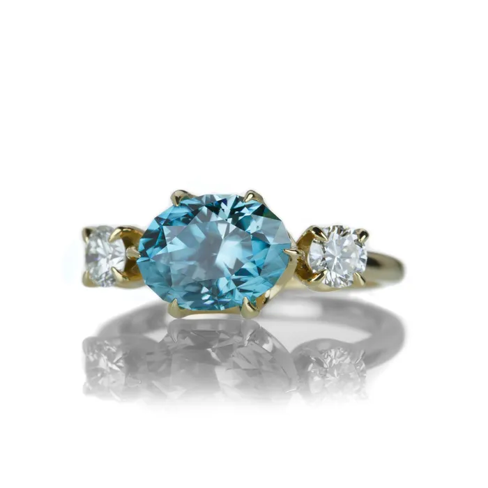 Rings Alexis Kletjian Diamond and Zircon Juno Ring