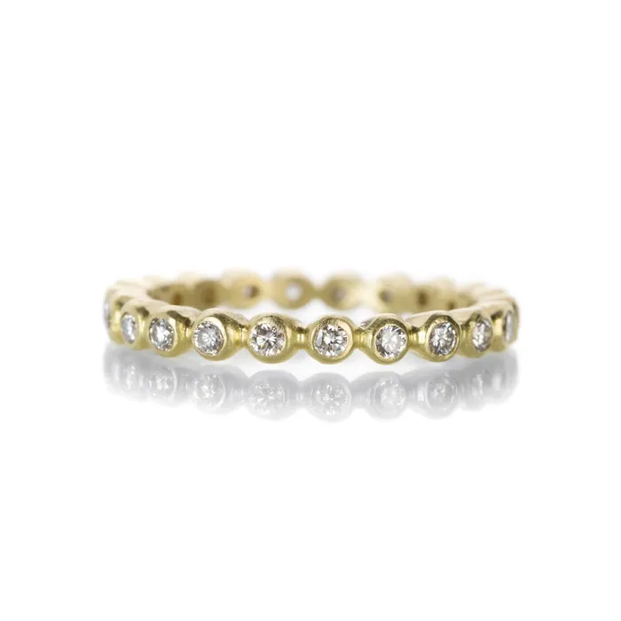 Rings Annie Fensterstock Yellow Gold Raindrop Ring
