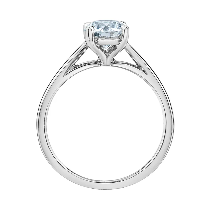 Rings Diamond Evolution 14kt White Gold 100cttw LabCreated Diamond Solitaire Engagement Ring