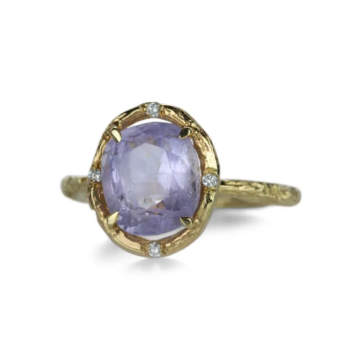 Rings Elisabeth Bell Light Purple Sapphire Ring