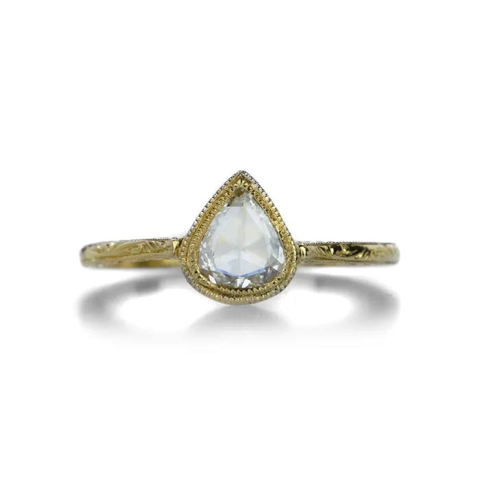 Rings Engraved Diamond Cathedral Ring Diana Mitchell Rings Engraved Diamond Cathedral Ring Diana Mitchell